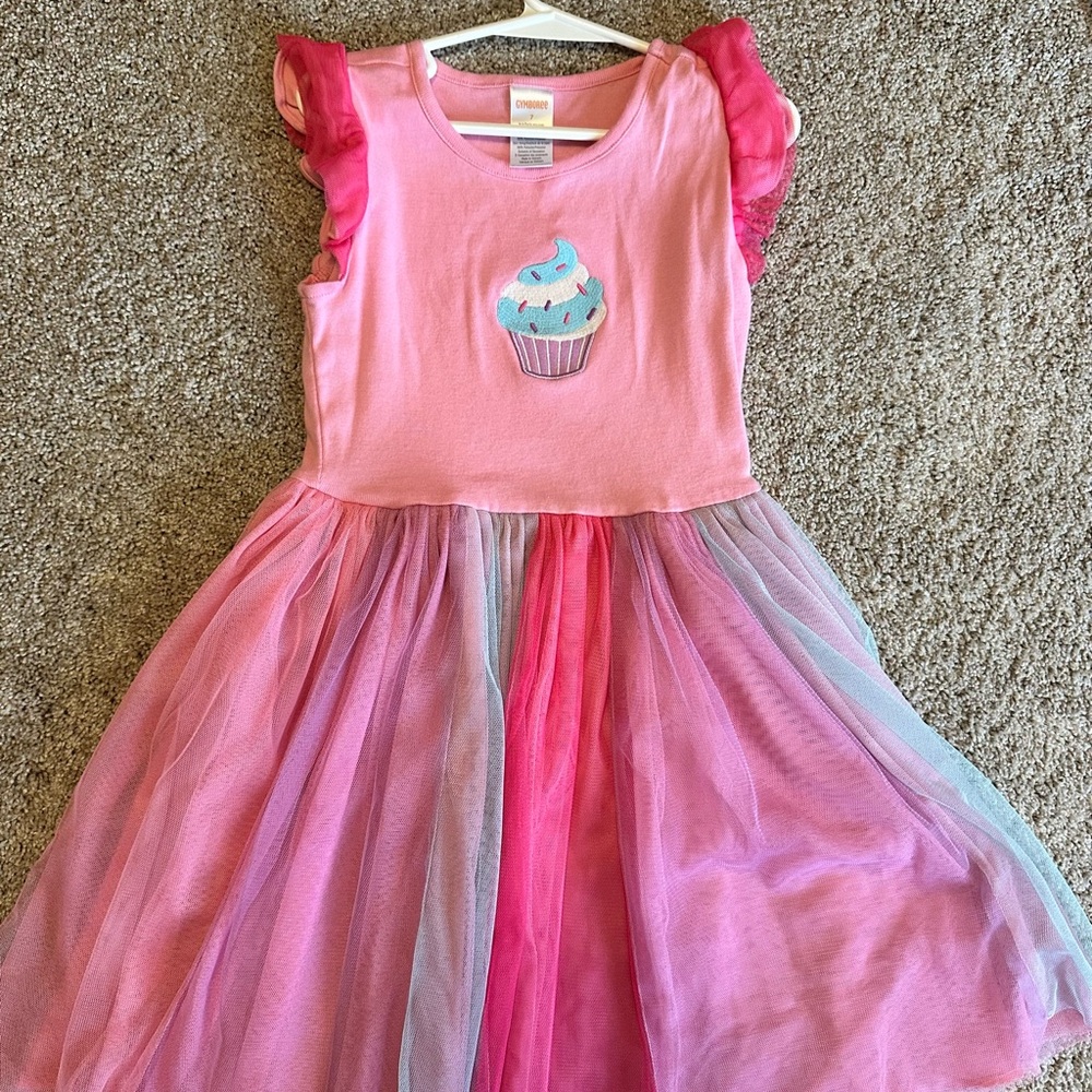 Gymboree Pink Cupcake Tulle Party Dress